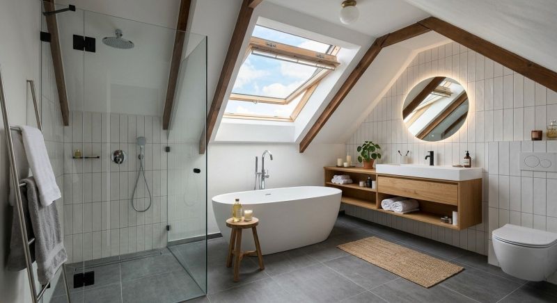Attic Bathroom Remodeling in Westmoreland County, PA