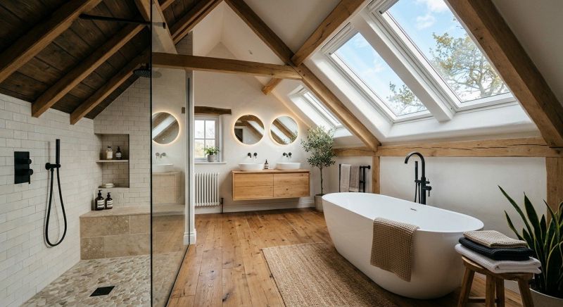 Attic Bathroom Remodeling in Westmoreland County, PA